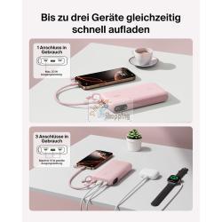 BELKIN POWERBANK CON DISPLAY 20W 20.000MAH USB-C ROSA BPB028HQPK MOD. BPB028HQPK EAN 0745883916276