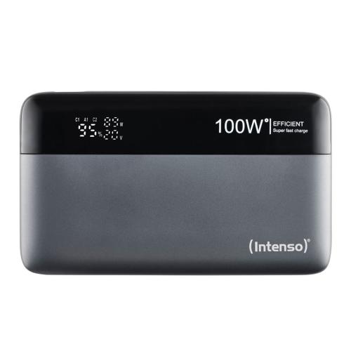 INTENSO POWERBANK HE20000 GRAU 20000 MAH LADELEISTUNG 100 WATT MOD. 7330050 EAN 4034303035311