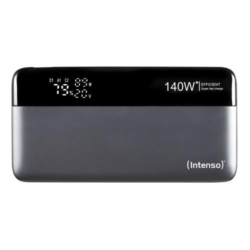 INTENSO POWERBANK HE25000 GRAU 25000 MAH LADELEISTUNG 140 WATT MOD. 7350060 EAN 4034303034437