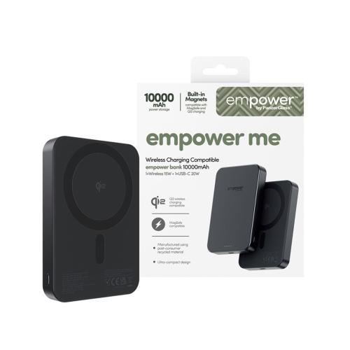PANZERGLASS EMPOWER POWERBANK 10000MAH SPACE BLACK MOD. EM82609 EAN 5715685028373