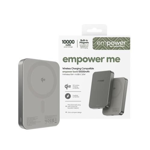 PANZERGLASS EMPOWER POWERBANK 10000MAH TITANIUM MOD. EM77942 EAN 5715685028380