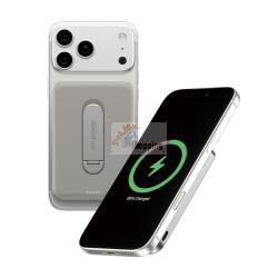 PANZERGLASS EMPOWER POWERBANK W. SPIN STAND 5000MAH TITANIUM MOD. EM34876 EAN 5715685028403