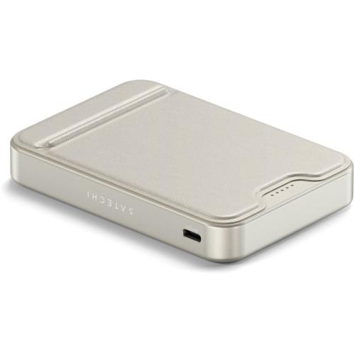 SATECHI ONTHEGO MAGNETIC QI2 POWERBANK STAND 10000 MAH SABBIA MOD. ST-B10Q2SW EAN 0810086362172