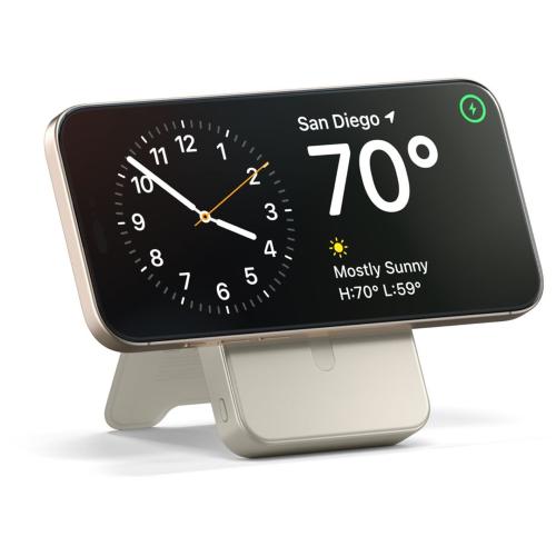 SATECHI ONTHEGO MAGNETIC QI2 POWERBANK STAND 10000 MAH SABBIA MOD. ST-B10Q2SW EAN 0810086362172