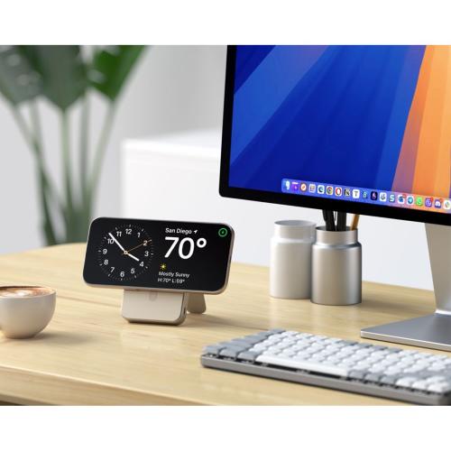 SATECHI ONTHEGO MAGNETIC QI2 POWERBANK STAND 10000 MAH SABBIA MOD. ST-B10Q2SW EAN 0810086362172