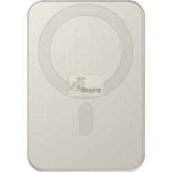 SATECHI ONTHEGO MAGNETIC QI2 POWERBANK STAND 5000 MAH SABBIA MOD. ST-B5Q2SW EAN 0810086362189