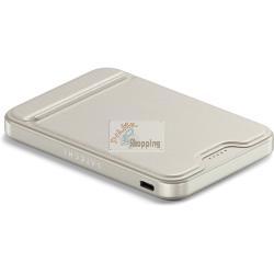 SATECHI ONTHEGO MAGNETIC QI2 POWERBANK STAND 5000 MAH SABBIA MOD. ST-B5Q2SW EAN 0810086362189