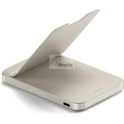 SATECHI ONTHEGO MAGNETIC QI2 POWERBANK STAND 5000 MAH SABBIA MOD. ST-B5Q2SW EAN 0810086362189