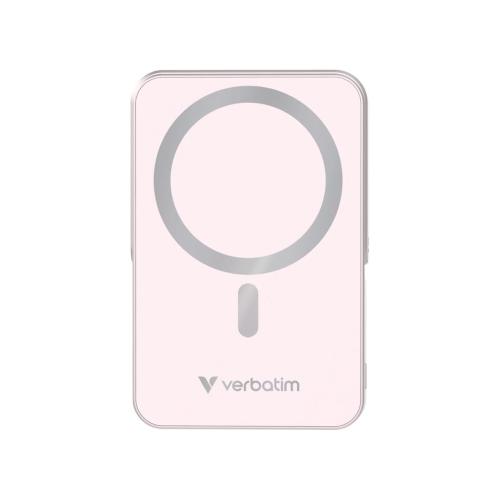 VERBATIM POWER BANK CON SUPPORTO MAG.WIRELESS 10000MA PINK 32267 MOD. 32267 EAN 0023942322672