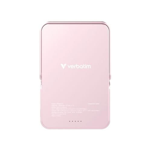 VERBATIM POWER BANK CON SUPPORTO MAG.WIRELESS 10000MA PINK 32267 MOD. 32267 EAN 0023942322672