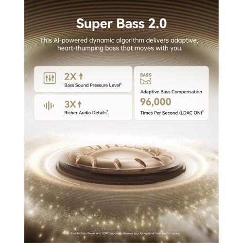 BASEUS BOWIE MC1 PRO OPEN-EAR TWS COSMIC BLACK MOD. A0102503 EAN 6932172694920