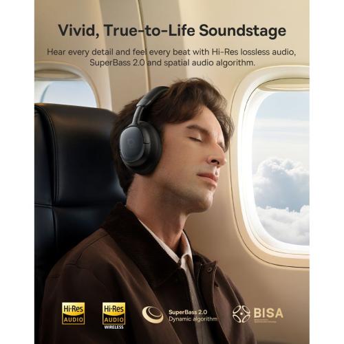 BASEUS BOWIE MH1 WIRELESS ANC COSMIC BLACK MOD. A0203902 EAN 6932172696986