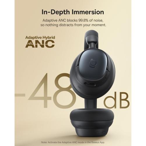 BASEUS BOWIE MH1 WIRELESS ANC COSMIC BLACK MOD. A0203902 EAN 6932172696986