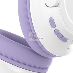 BELKIN SOUNDFORM INSPIRER ON-EAR CUFFIE BAMB. BLUET.BIAN./LAVANDA MOD. AUD006BTLV EAN 0745883860968
