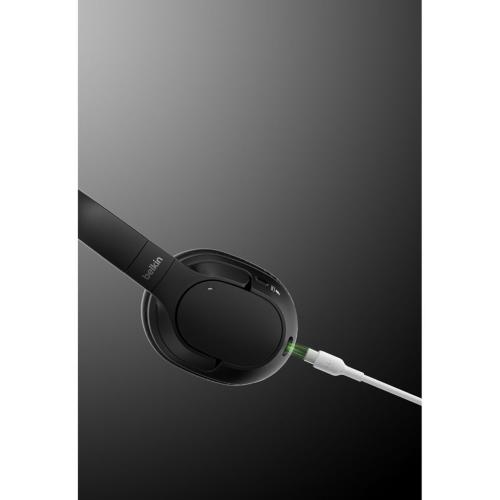 BELKIN SOUNDFORM ISOLATE CUFFIE SENZA FILI, NERO AUD008HQBK MOD. AUD008HQBK EAN 0745883898244