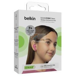 BELKIN SOUNDFORM NANO WIRELESS AURIC. PER BAMB.PINK PAC003BTPK MOD. PAC003BTPK EAN 0745883841547