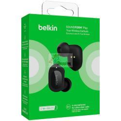 BELKIN SOUNDFORM PLAY NERO TRUE WIRELESS IN-EAR AUC005BTBK MOD. AUC005BTBK EAN 0745883834723