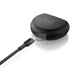 BELKIN SOUNDFORM RHYTHM ANC TRUE WIRELESS CUFFIA NERO AUC015HQBK MOD. AUC015HQBK EAN 0745883919505