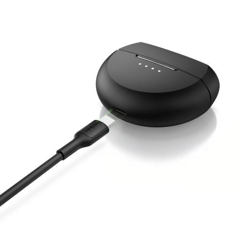 BELKIN SOUNDFORM RHYTHM ANC TRUE WIRELESS CUFFIA NERO AUC015HQBK MOD. AUC015HQBK EAN 0745883919505