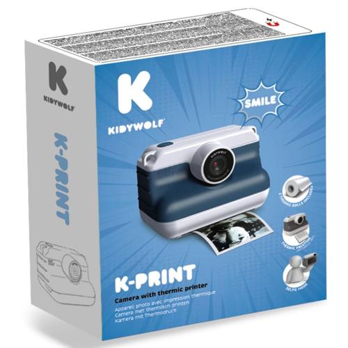 KIDYWOLF INSTANT CAMERA WITH SELFIE FUNCTION BLUE MOD. 418270 EAN 5407009182709