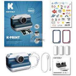 KIDYWOLF INSTANT CAMERA WITH SELFIE FUNCTION BLUE MOD. 418270 EAN 5407009182709