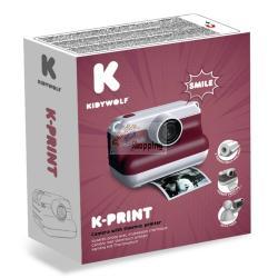 KIDYWOLF INSTANT CAMERA WITH SELFIE FUNCTION RED MOD. 418269 EAN 5407009182693