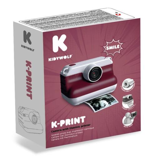 KIDYWOLF INSTANT CAMERA WITH SELFIE FUNCTION RED MOD. 418269 EAN 5407009182693