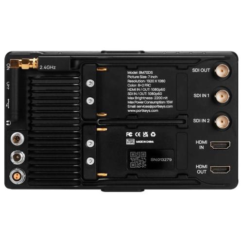 PORTKEYS BM7 II DS 7 ZOLL WIRELESS CAMERA CONTROL MONITOR MOD. BM7II-DS EAN 9331924811283