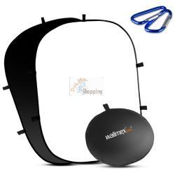 WALIMEX PRO FONDALE PIEGHEVOLE 150X200CM NERO/BIANCO PE MOD. 1023073 EAN 4056929230734