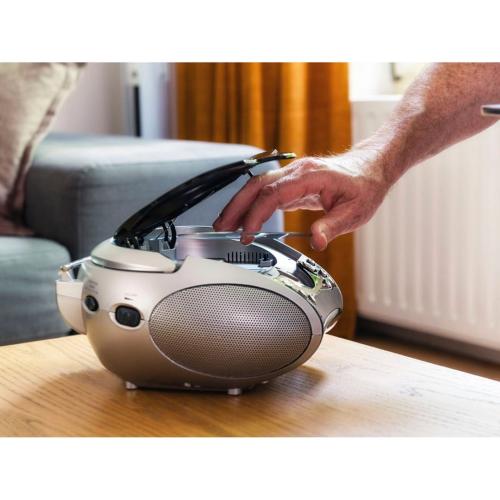 LENCO SCD-24 NERO/ARGENTO MOD. SCD-24SW/SI EAN 8711902040255