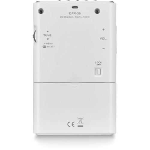 SANGEAN DPR-39 (POCKET 390) BIANCO MOD. A500313 EAN 4711317992808