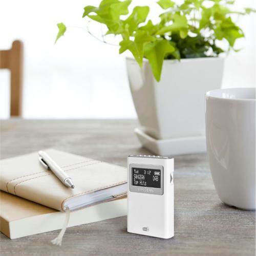 SANGEAN DPR-39 (POCKET 390) BIANCO MOD. A500313 EAN 4711317992808