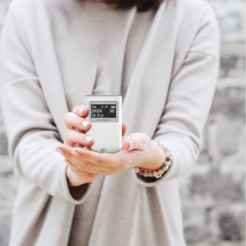 SANGEAN DPR-39 (POCKET 390) BIANCO MOD. A500313 EAN 4711317992808