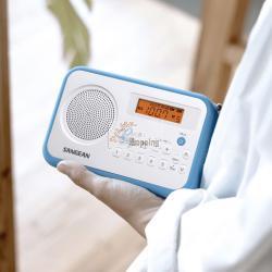 SANGEAN PR-D18 (TRAVELLER 180) BIANCO/BLU MOD. A500302 EAN 4711317993010