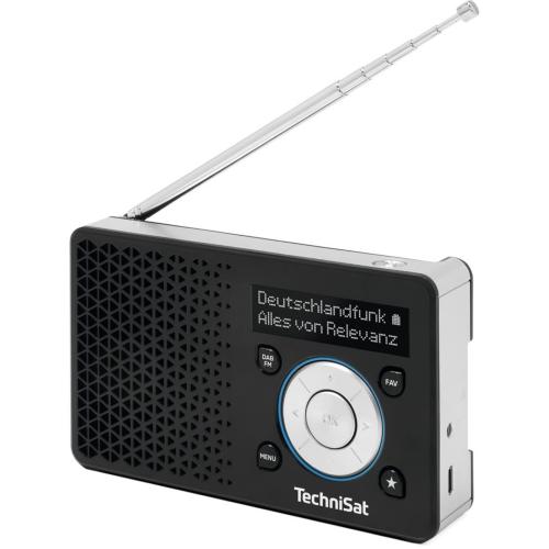 TECHNISAT DIGITRADIO 1 A NERO/ARGENTO MOD. 0100/4997 EAN 4019588497108