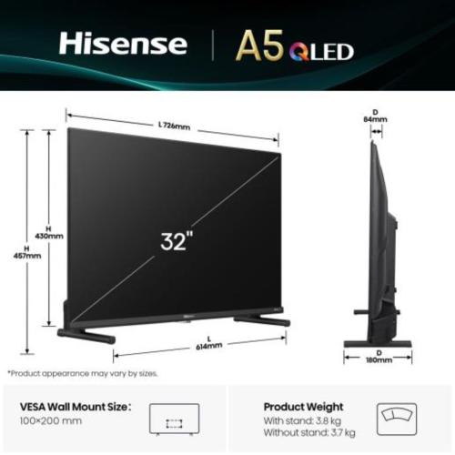 HISENSE 32A5Q MOD. 32A5Q EAN 6942351418179