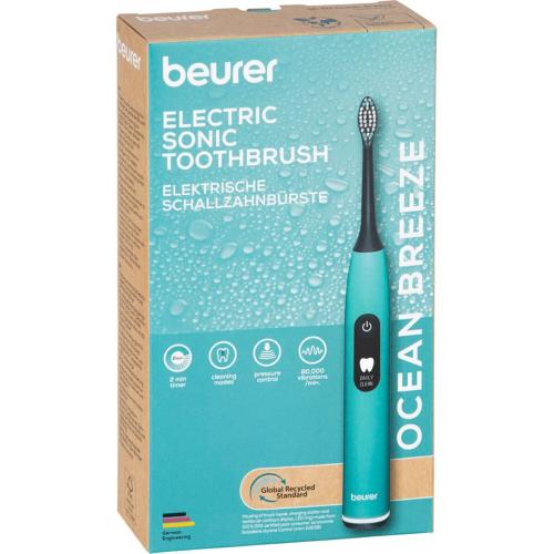 BEURER SC 50 OCEAN BREEZE SCHALLZAHNBÃ¼RSTE GREEN PLANET MOD. 10516 EAN 4211125105167