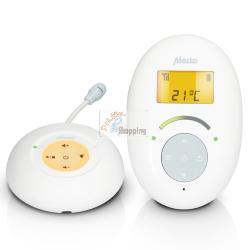 ALECTO DECT BABY MONITOR W.FULL ECO MODE AND DIPLAY, WHITE/BLUE MOD. DBX120 EAN 8712412586868