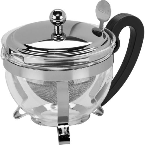 BODUM TEEBEREITER CHAMBORD 0,5 LITER, MIT FILTER, EDELSTAHL MOD. 12030-16 EAN 0699965430542
