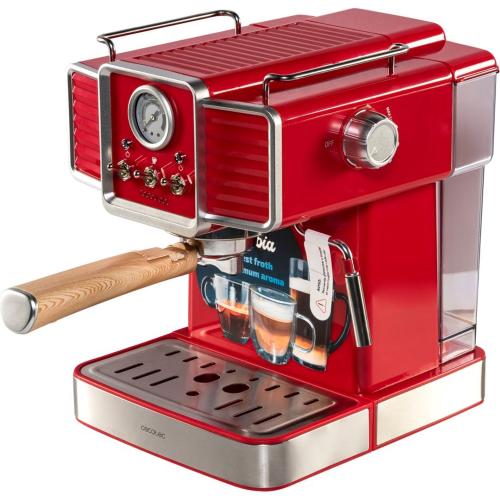 CECOTEC POWER ESPRESSO 20 TRADIZIONALE LIGHT RED MOD. 1727 EAN 8435484017275