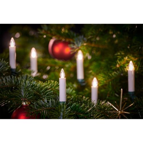 KRINNER SUPERLIGHT BAVARIA MINI FLAME 12PZ SET AVORIO MOD. 77901 EAN 4011972779012