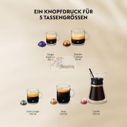 NESPRESSO VERTUO UP ENV 200.W BY DELONGHI, WEIÃŸ MOD. ENV 200.W VERTUO UP EAN 8004399037076