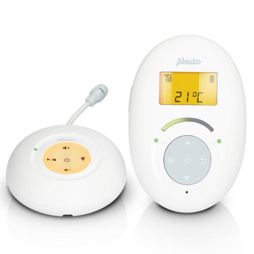 ALECTO DECT BABY MONITOR W.FULL ECO MODE AND DIPLAY, WHITE/BLUE MOD. DBX120 EAN 8712412586868