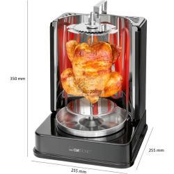 CLATRONIC DVG 3686 NERO DÃ¶NER VERTICAL MULTIGRILL MOD. 263831 EAN 4006160638318