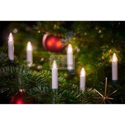 KRINNER SUPERLIGHT BAVARIA MINI FLAME 12PZ SET AVORIO MOD. 77901 EAN 4011972779012