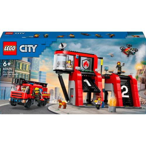 LEGO CITY 60414 FIRE STATION WITH FIRE TRUCK MOD. 60414 EAN 5702017582962