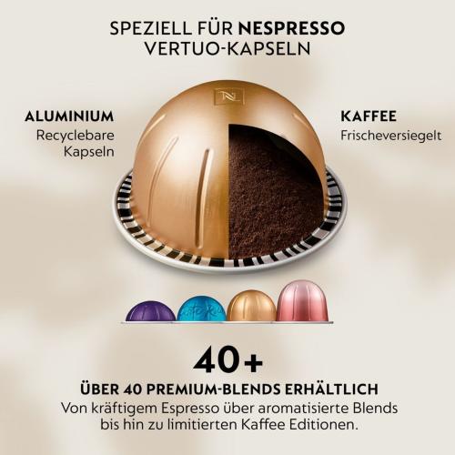 NESPRESSO VERTUO UP ENV 200.W BY DELONGHI, WEIÃŸ MOD. ENV 200.W VERTUO UP EAN 8004399037076