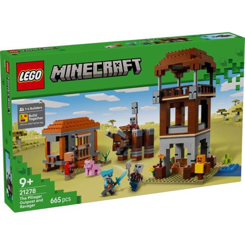 LEGO MINECRAFT 21278 THE PILLAGER OUTPOST AND RAVAGER MOD. 21278 EAN 5702017815527