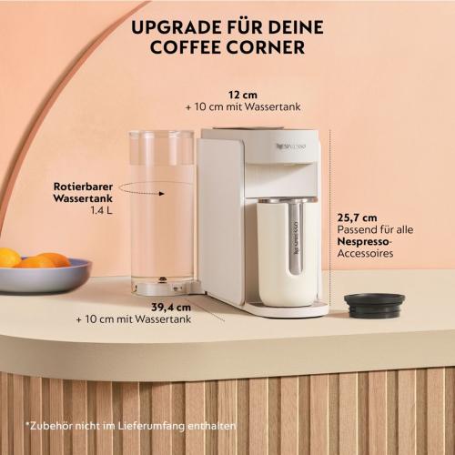 NESPRESSO VERTUO UP ENV 200.W BY DELONGHI, WEIÃŸ MOD. ENV 200.W VERTUO UP EAN 8004399037076