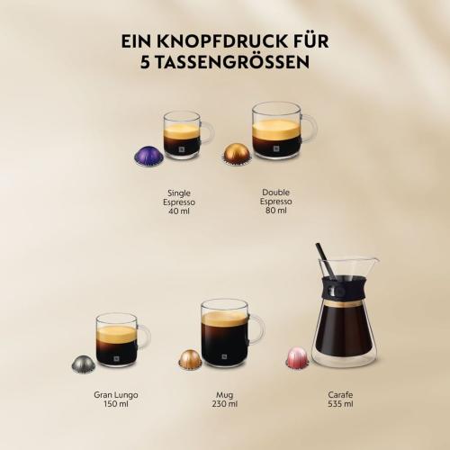 NESPRESSO XN 9408 VERTUO UP SCHWARZ BY KRUPS MOD. XN9408FO EAN 3045380404380